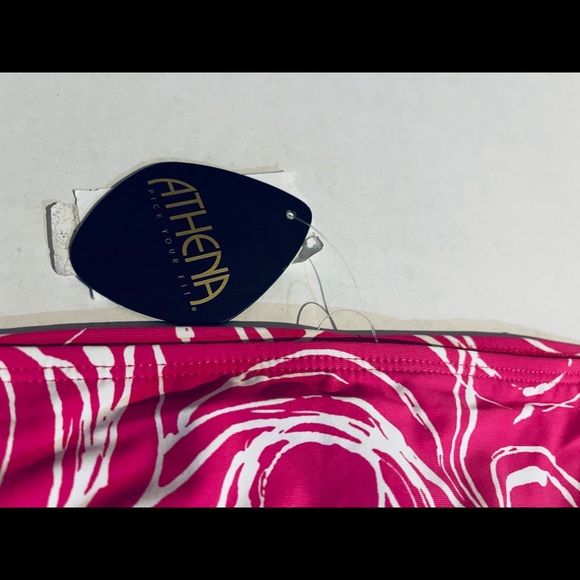 Athena size 14 pink & white bikini bottom. Made in America. NWT. Never worn. - Picture 2 of 3